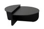Nordure Orion Mesa de Centro Wood Black 90cm Ancho x 30cm Alto x 60cm Fondo Tablero Melamina